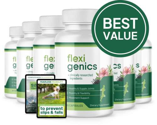 Flexigenics - 6 Bottles + 2  Ebooks