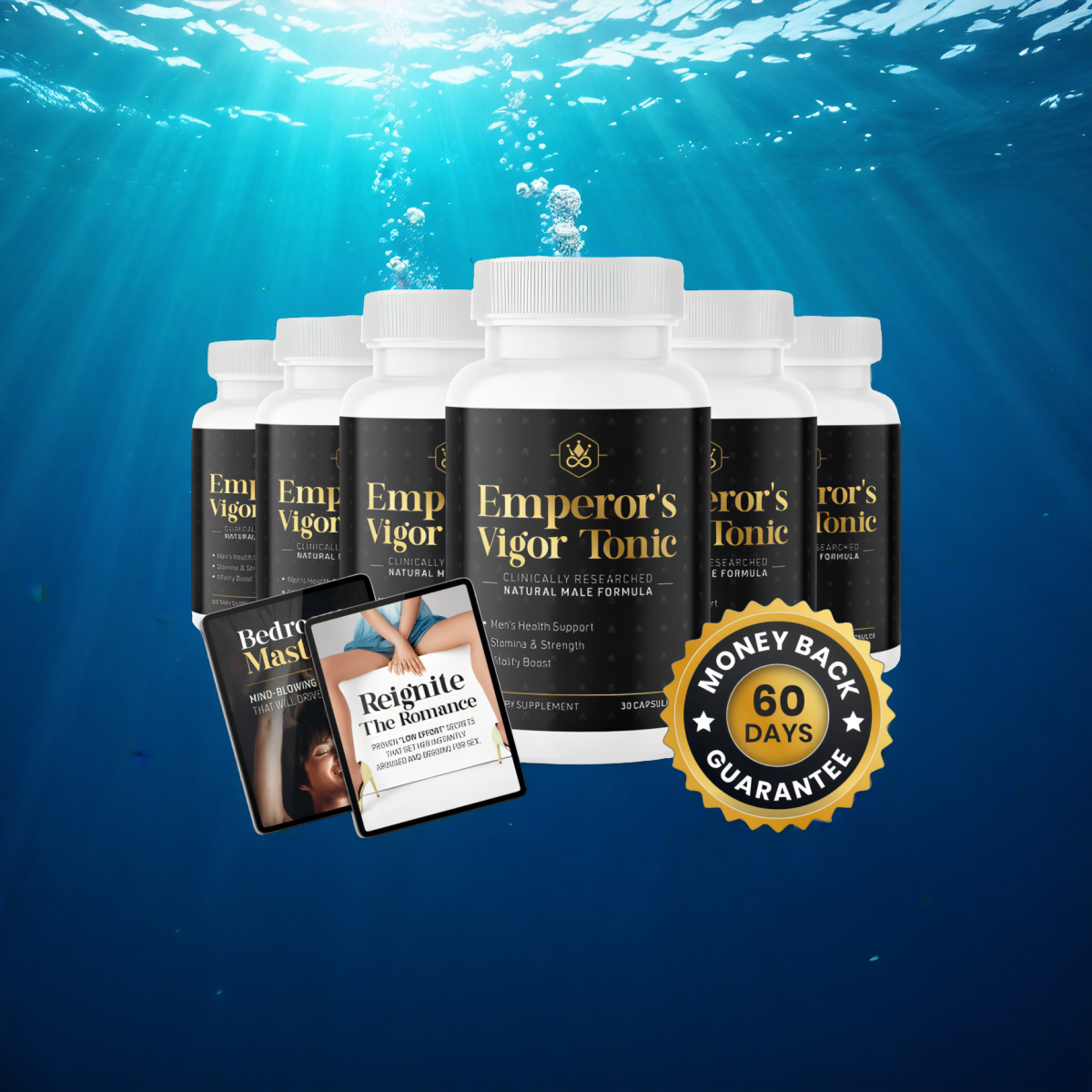 Emperor's Vigor Tonic - 6 Bottles + 2  Ebooks