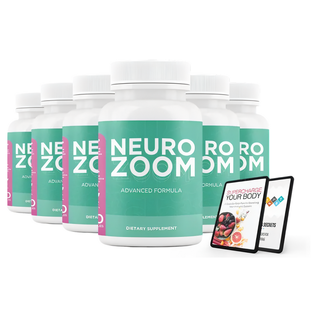 NeuroZoom - 6 Months Supply + 2 Bonus eBooks